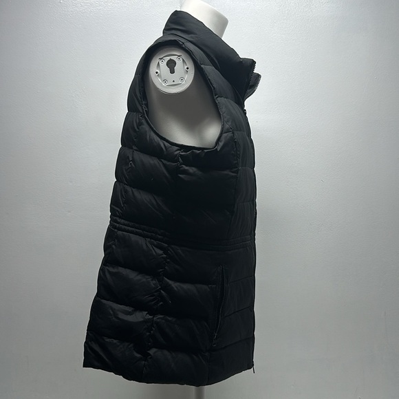 J Jill Vest Puffer Down Feather Sleeveless Full Zip Lightweight Black M Medium - Picture 4 of 8